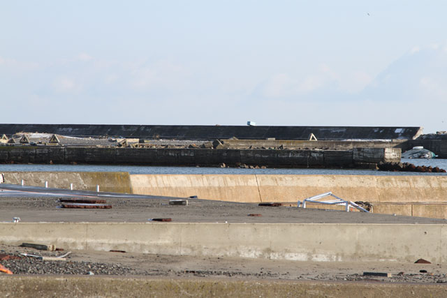 被災 岩手県栽培漁業協会種市事業所 物産館 海浜公園