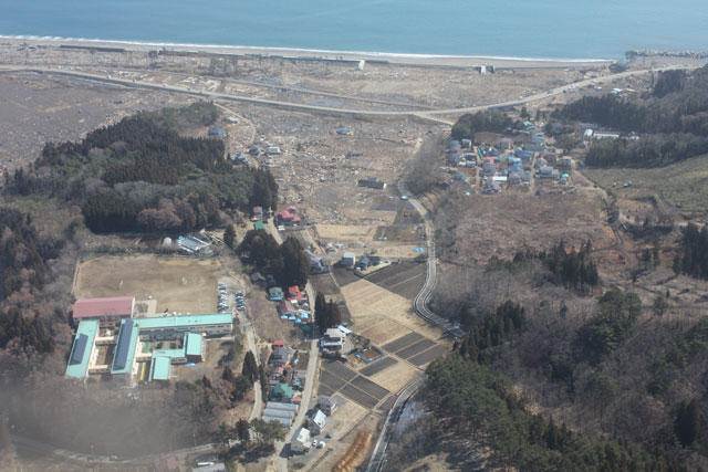 平成23年3月24日 野田村(浜松市消防局はまかぜ）