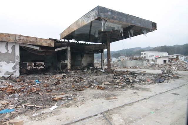 平成23年4月11日 陸自ヘリから撮影 空撮