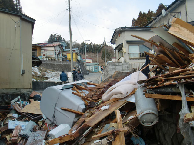 農林課提供 平成23年3月12日 地震