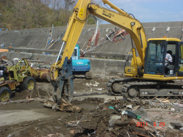 宮古支部復旧作業