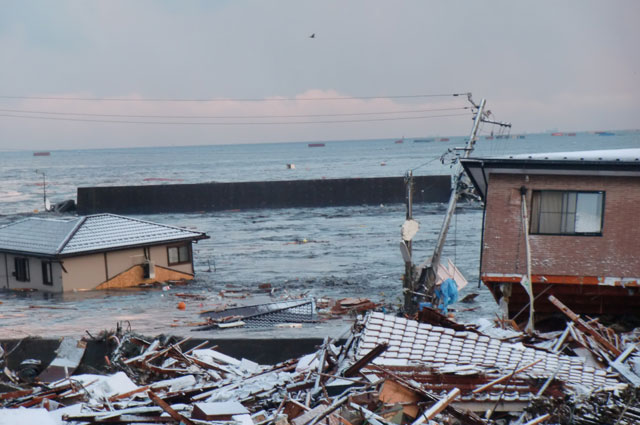 町民からの写真提供 震災
