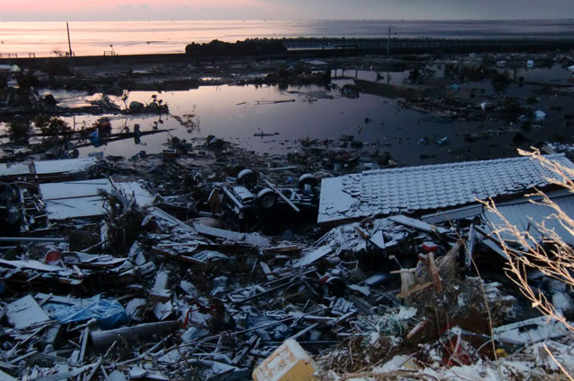 町民からの写真提供 震災