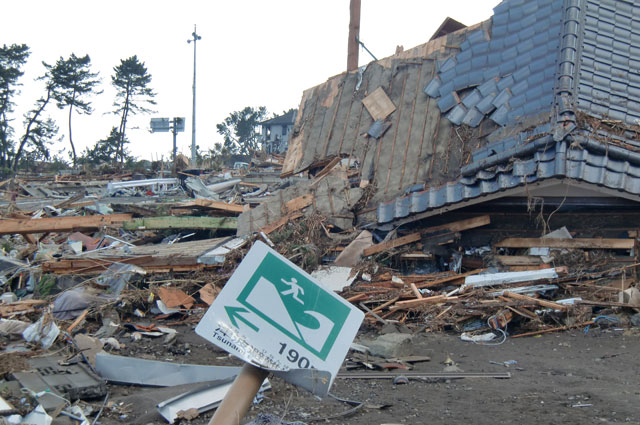 町民からの写真提供 震災