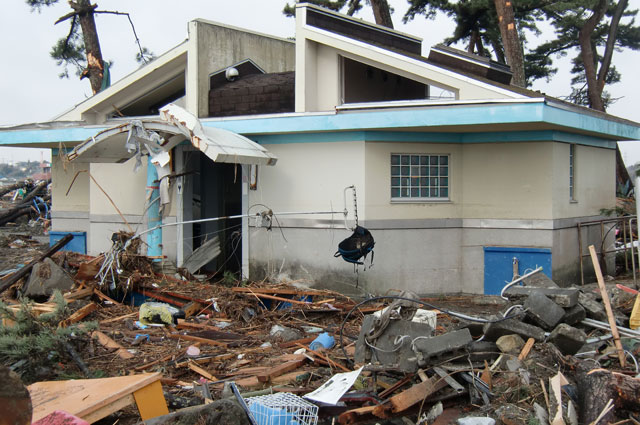 町民からの写真提供 震災