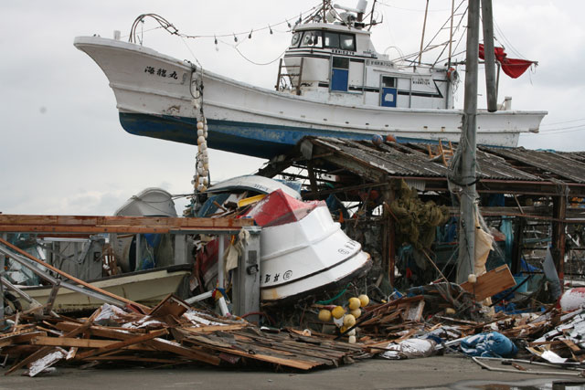 Earthquake / Shichigahama / Fire station