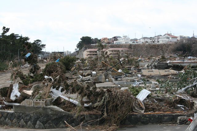 Earthquake / Shichigahama / Fire station