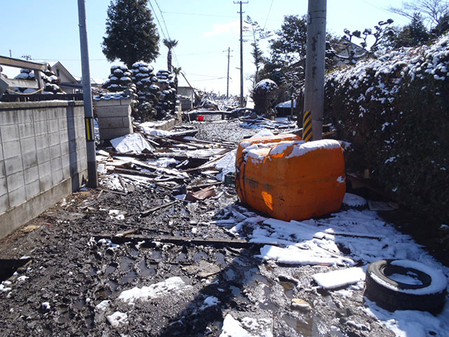 Wakabayashi / Municipal road / Damage