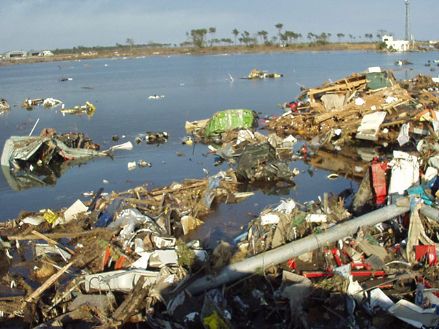 Wakabayashi / Municipal road / Damage