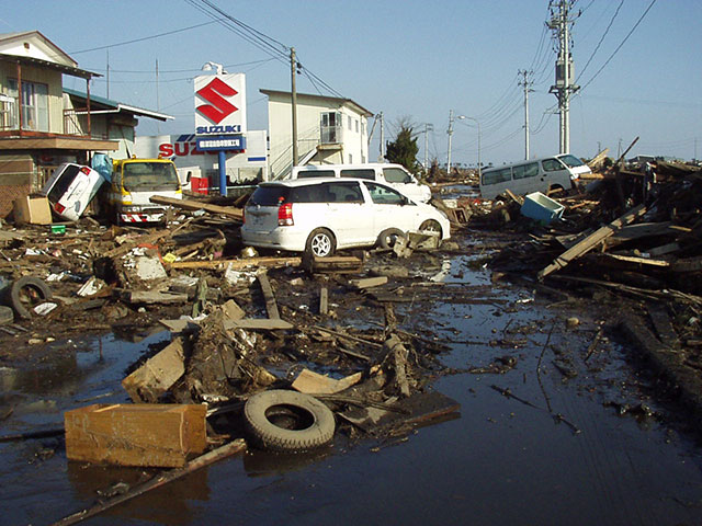 Wakabayashi / Municipal road / Damage