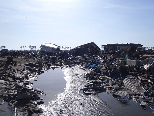 Wakabayashi / Municipal road / Damage
