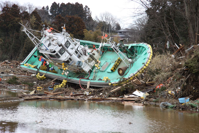 被災 海岸 大戸浜