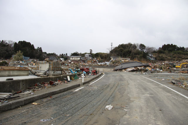 被災状況 大戸浜地区