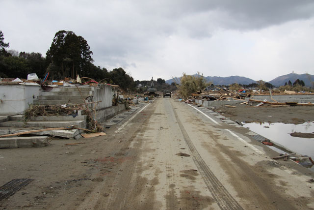被災 大戸浜 海岸