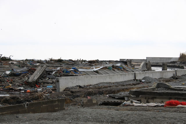 被災状況 大戸浜地区