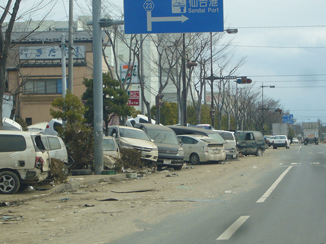 Damage Yuzawa / Tagajo Damaged state / Rubble