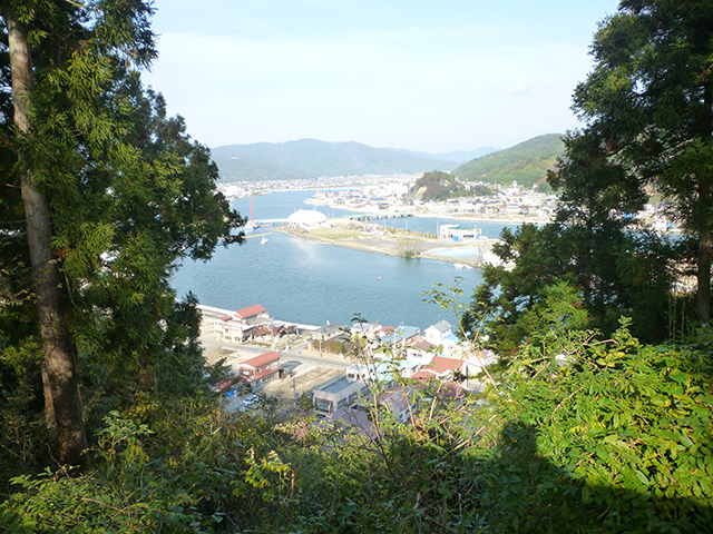 港湾 日和山公園 中瀬方向