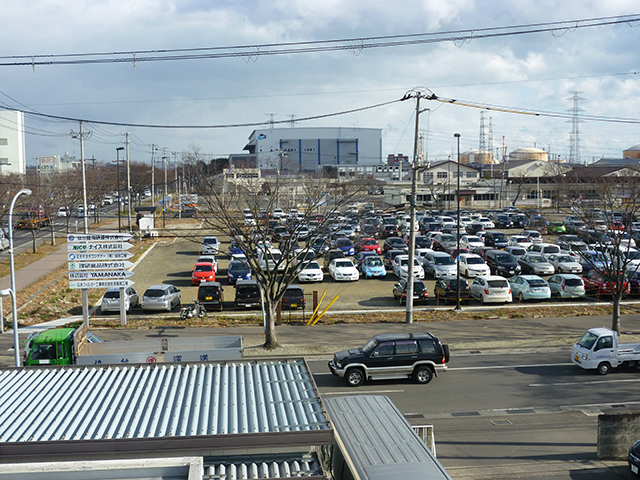 港湾 事務所屋上より