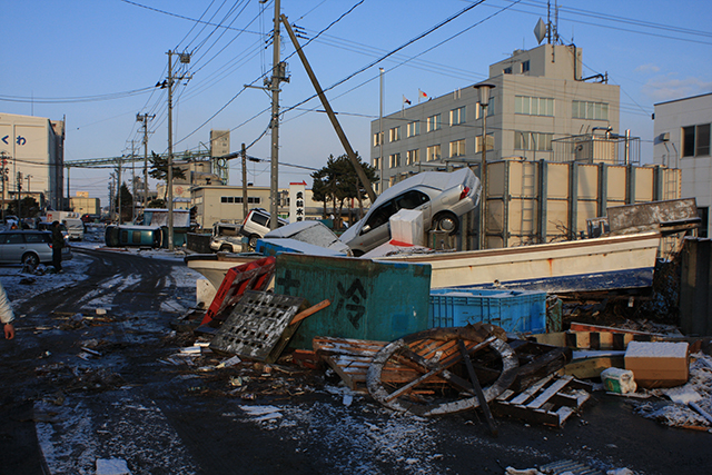 被災 県道八戸階上線