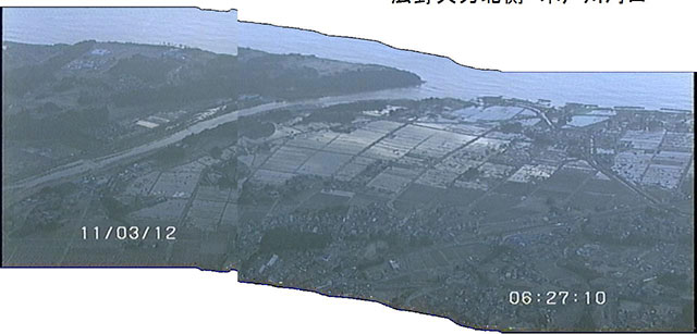 広野火力北側 木戸川河口 連続写真 撮影日3月12日