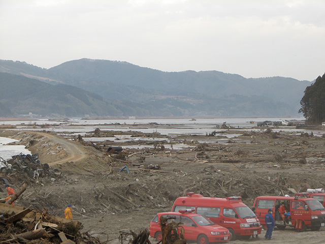 新町裏 被害 河川