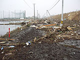 Miyagi Sendai Wakabayashi / Municipal road / Damage